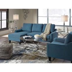 Elim Blue Sofa Chaise Sleeper -furniture 1153701 6