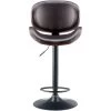 Verona Black Adjustable Stool