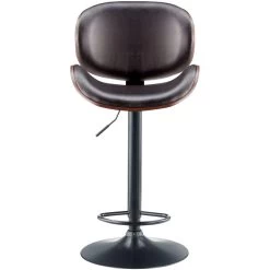 Verona Black Adjustable Stool