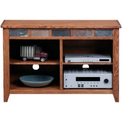 Evanston Antique Oak 44 Inch Console