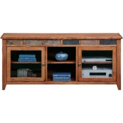 Evanston Antique Oak 64 Inch Console