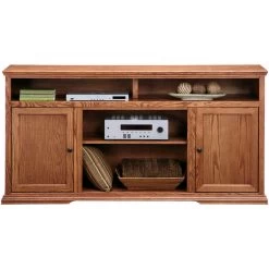 Chambers Golden Oak 72 Inch High Boy Console