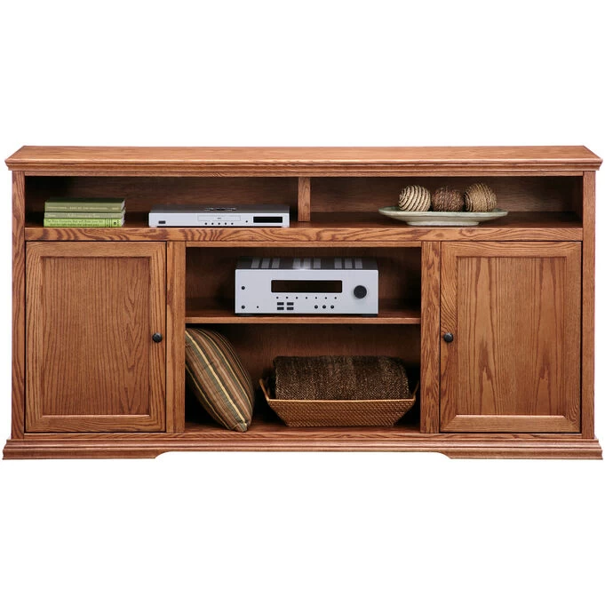 Chambers Golden Oak 72 Inch High Boy Console 3 Chambers Golden Oak 72 Inch High Boy Console