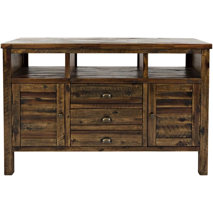 Artisans Craft Brown 50 Inch Console 3 Artisans Craft Brown 50 Inch Console