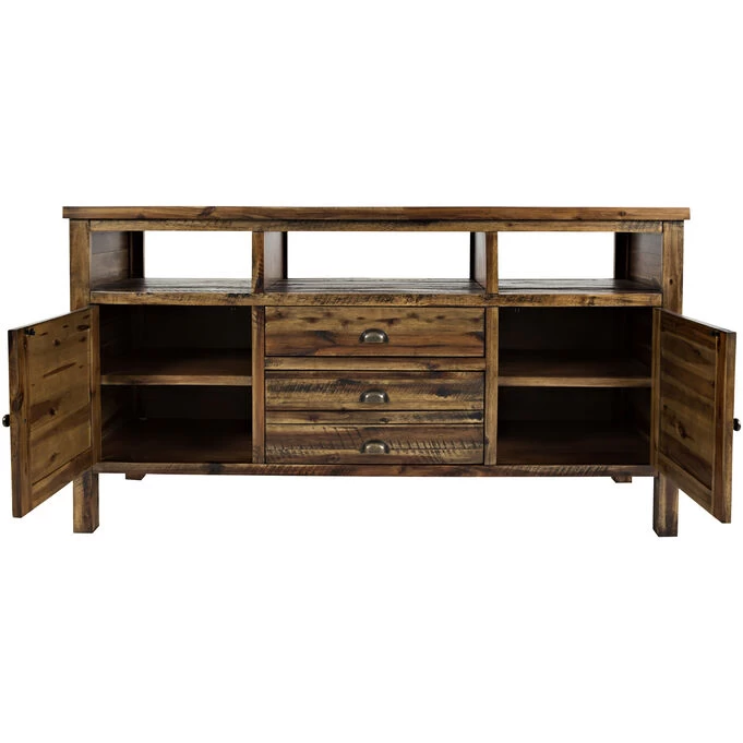 Artisans Craft Brown 60 Inch Console 4 Artisans Craft Brown 60 Inch Console - Image 2