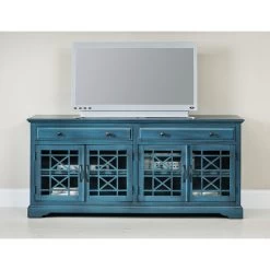 Chilton 70 Inch Antique Blue Console -furniture 1759565 JOFR LF1 RM