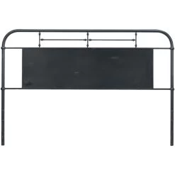 Vintage Black Queen Headboard