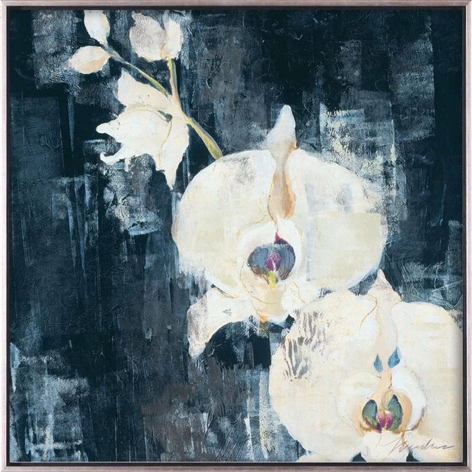 Shadow Orchids I Framed Canvas 3 Shadow Orchids I Framed Canvas