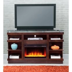 Novella Chocolate Fireplace Console 7 Novella Chocolate Fireplace Console -furniture 1962966 2