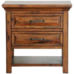 Hill Crest Dark Chestnut Nightstand