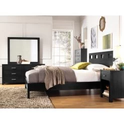 Riva Black Nightstand -furniture 2222291 MODU LF2 RM