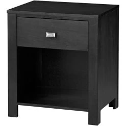 Riva Black Nightstand