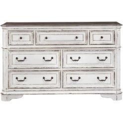 Magnolia Manor White Dresser
