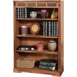 Sante Fe 48 Inch Rustic Oak Bookcase -furniture 2952248 SUNN PRI OL