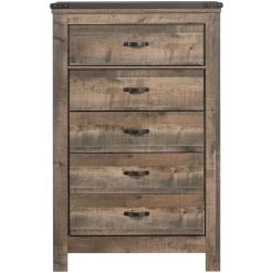 Trinell Rustic Plank Chest