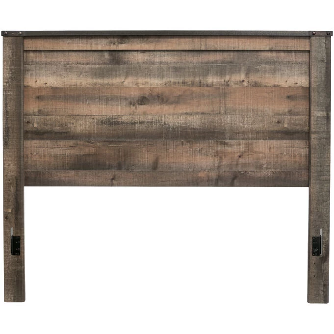 Trinell Rustic Plank Queen Panel Headboard 3 Trinell Rustic Plank Queen Panel Headboard
