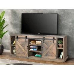 Farmhouse Barn Wood 85 Inch Console -furniture 5043657 LEGE LF1 RM
