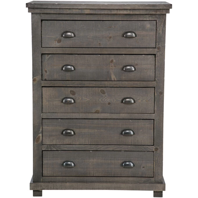 Willow Distressed Gray Chest 3 Willow Distressed Gray Chest