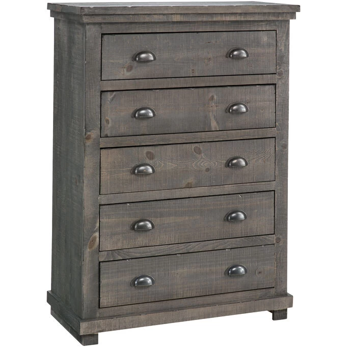 Willow Distressed Gray Chest 4 Willow Distressed Gray Chest - Image 2