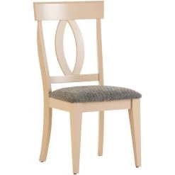 Kirkland Linen County White Upholstered Splat Back Chair -furniture 9200765 CANA SH PRI OL