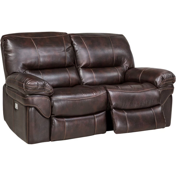 Valdez Brown Power+ Recl Loveseat 4 Valdez Brown Power+ Recl Loveseat - Image 2