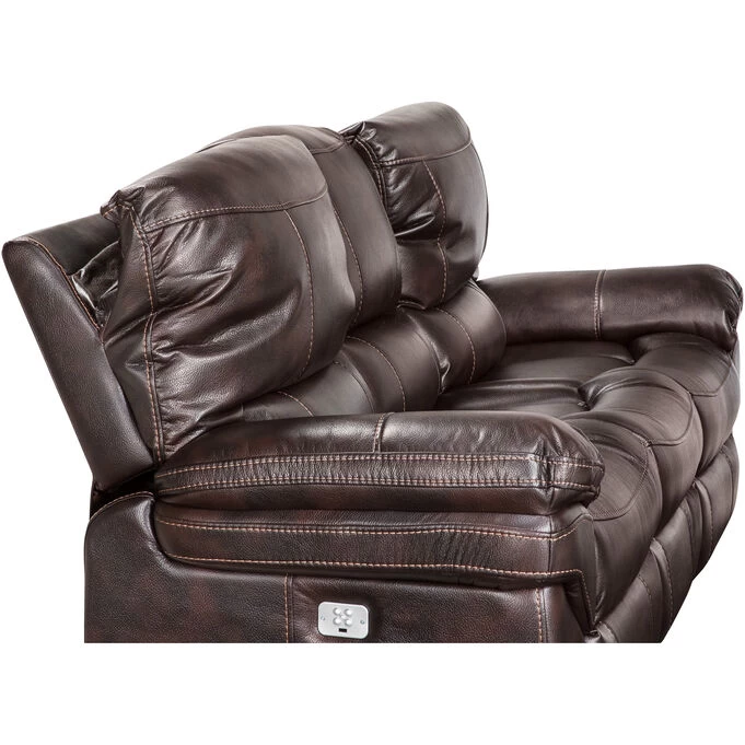Valdez Brown Power+ Recl Loveseat 5 Valdez Brown Power+ Recl Loveseat - Image 3