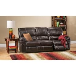 Valdez Brown Reclining Sofa -furniture 9335353 MAWA LF2 RM