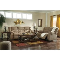 Kent Mocha Reclining Sofa -furniture 9860488 ASHL LF4 RM