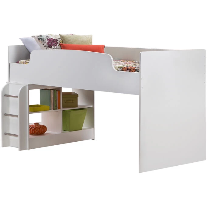 Lulu White Loft Bed 3 Lulu White Loft Bed