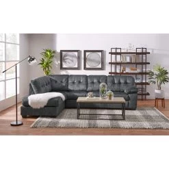 Bellows Gray Left Chaise Sectional -furniture PASH769 ASHL SH LF1 RM