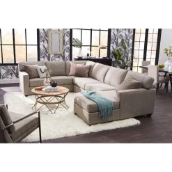 Rise Gray 3 Piece Right Sectional -furniture PBAU178 BAUH SH LF5 RM