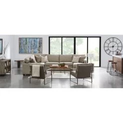 Rise Gray 3 Piece Right Sectional -furniture PBAU178 BAUH SH LF7 RM