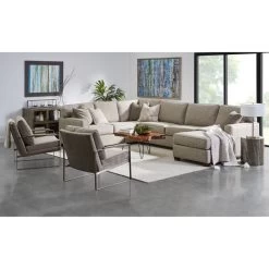 Rise Gray 3 Piece Right Sectional -furniture PBAU178 BAUH SH LF8 RM