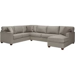Rise Gray 3 Piece Right Sectional -furniture PBAU178 BAUH SH PRI OL