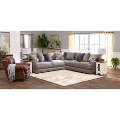 Franklin Wake Ash 3 Piece Sectional -furniture PFKL708 FKLN SH RT1 RM