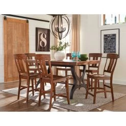 District Copper Counter Table