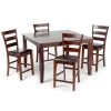 Kona Raisin 5 Piece Ladder Back Counter Dining Set 2 Kona Raisin 5 Piece Ladder Back Counter Dining Set -furniture PINT125 INTC LF1 RM