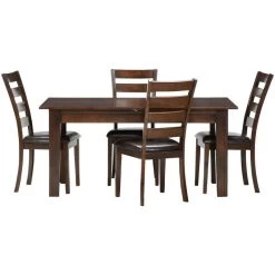 Kona Raisin 5 Piece Extended Set -furniture PINT136 INTC PRI OL