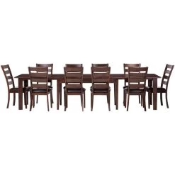 Kona Raisin 11 Piece 130 Inch Dining Set