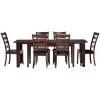 Kona Raisin 7 Piece Ladder Back Dining Set 2 Kona Raisin 7 Piece Ladder Back Dining Set -furniture PINT141