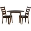 Kona Raisin 3 Piece Drop Leaf Dining Set