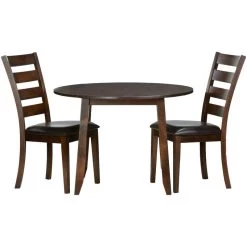 Kona Raisin 3 Piece Drop Leaf Dining Set