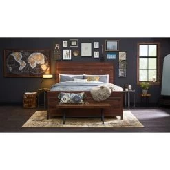 Townsend Nutmeg Queen Storage Bed -furniture PMOD558 MODU SH LF3 RM