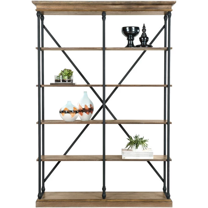 Auburn 58x84 Inch Bookcase 3 Auburn 58x84 Inch Bookcase