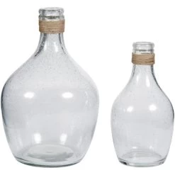 Marcin Set Of 2 Clear Vases