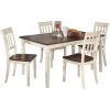 Grantsburg 5 Piece White Dining Set -furniture QK1011681 ASHL AFL OL