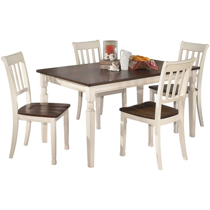 Grantsburg 5 Piece White Dining Set 3 Grantsburg 5 Piece White Dining Set