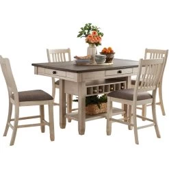 Northway Brown 5 Piece Counter Dining Set