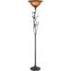Pinecone Brown Torchiere Floor Lamp 1 Pinecone Brown Torchiere Floor Lamp -furniture QK1012404 CALG PRI OL