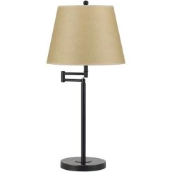 Andros Brown Swing Arm Table Lamp
